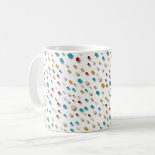 Moderne Retro-Muster-Kaffeetasse Geschenk Kaffeetasse