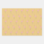 Moderne Retro-Palmfedern aus dem Mittelalter Geschenkpapier Set (Vorderseite 3)