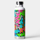 Moderne Retro-Pop Kunst Trinkflasche (Rechts)