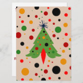 Moderne Retro-Rakete des Mittelalters Feiertagskarte (Vorne/Hinten)