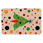 Moderne Retro-Rakete des Mittelalters Magnet (Horizontal)