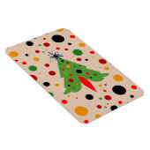 Moderne Retro-Rakete des Mittelalters Magnet (Rechte Seite)