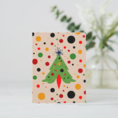 Moderne Retro-Rakete des Mittelalters Postkarte (Stehend Vorderseite)