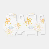 Moderne Retro-Ray Sonnenschein-Babydusche Geschenkschachtel (Ungefaltet)