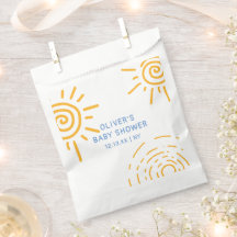 Moderne Retro-Ray Sonnenschein-Babydusche