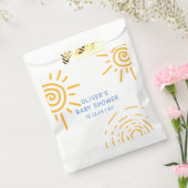 Moderne Retro-Ray Sonnenschein-Babydusche Geschenktütchen (Versiegelt)