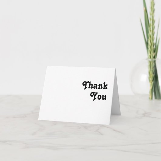 Moderne Retro-Schrift geklappt dank Karte (Vorderseite)