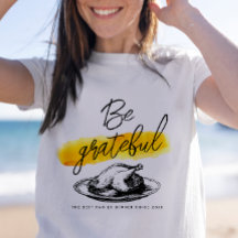 Moderne Retro Sei dankbar Erntedank Typografie