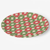 Moderne Retro-Sternexplosionen des Mittelalters Pappteller (Schrägansicht)