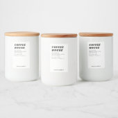 Moderne Retro-Stilkerze oder Lebensmitteletikett (Flaschen)