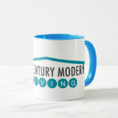 Moderne Retro Tasse (VorderseiteRechts)