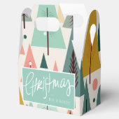 Moderne Retro-Türkische Weihnachtsbäume des Mittel Geschenkschachtel (Geöffnet)