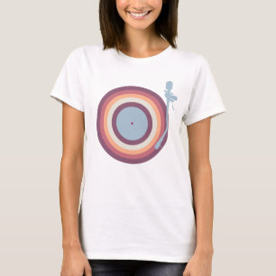 Moderne Retro-Turntable Vinyl Record Player T - Sh T-Shirt