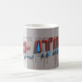Moderne Retro Typografie Tasse - Stilsippe (Mittel)