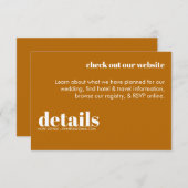 Moderne Retro-Umschließungskarte Begleitkarte (Vorne/Hinten)