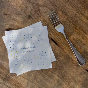 Moderne Retro-Vintage Hochzeit im Mittelalter Serviette