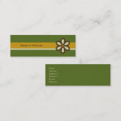 Moderne Retro Visitenkarte - (Vorne/Hinten)