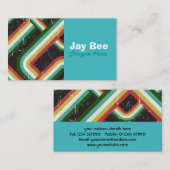 Moderne Retro Visitenkarte (Vorne/Hinten)