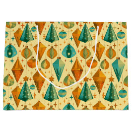 Moderne Retro Weihnachtsschmuck aus dem Mittelalte Große Geschenktüte