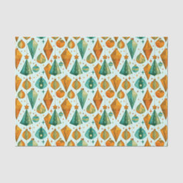 Moderne Retro Weihnachtsschmuck aus dem Mittelalte Seidenpapier