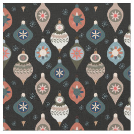 Moderne Retro Weihnachtsschmuck Stoff