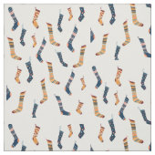 Moderne Retro Weihnachtssocken für Strümpfe Stoff (Muster)
