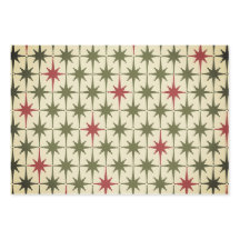 Moderne Retro-Weihnachtssterne des Mitteljahrhunde