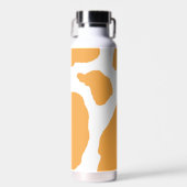 Moderne Retro-Wildtiertextur Trinkflasche (Vorne)