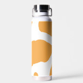 Moderne Retro-Wildtiertextur Trinkflasche (Rückseite)
