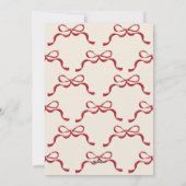 Moderne Retrobustaufe ohne Foto Weihnachten (Rückseite)