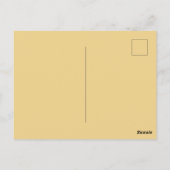 Moderne Retrofallfarben Herbstfarben Streifen Postkarte (Rückseite)
