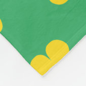 Moderne Retrographie Fleecedecke (Ecke)