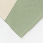 Moderne Retrowellen-Design in mehrfarbigen Farben Fleecedecke (Ecke)