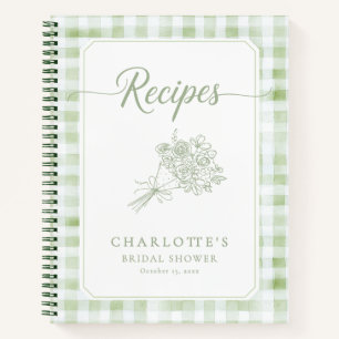 Moderne Rezepte Kochbuch Notizblock
