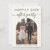 Moderne Rezeption des Arch Foto Einladung (Vorderseite)