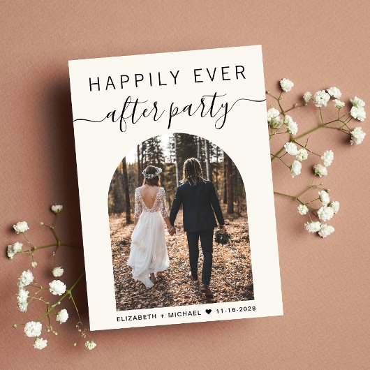 Moderne Rezeption des Arch Foto Einladung