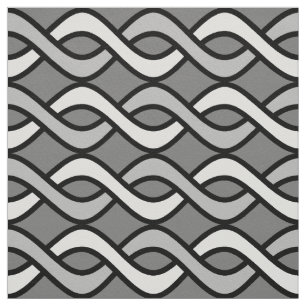 Moderne Ribbons aus dem Mittelalter, grau, schwarz Stoff