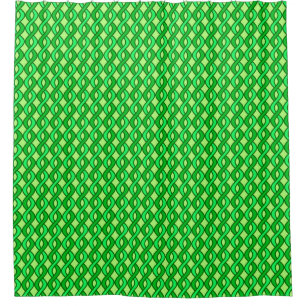 Moderne Ribbons aus der Mitte des Jahrhunderts in  Duschvorhang