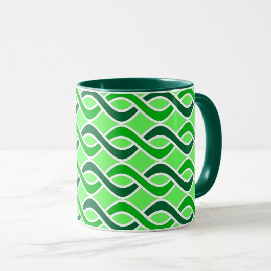 Moderne Ribbons aus der Mitte des Jahrhunderts in Tasse (VorderseiteRechts)
