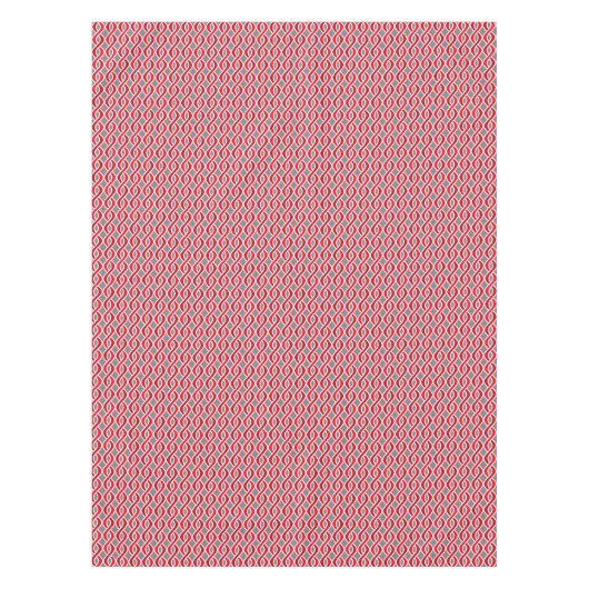 Moderne Ribbons, rot und grau/grau, Mitte des Jahr Tischdecke (Vorderseite)