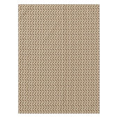 Moderne Ribbons, Taupe und Braun aus dem Mittelalt Tischdecke (Vorderseite)
