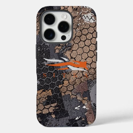 Moderne robuste Jagdtarnung geometrisches Muster V Case-Mate iPhone Hülle (Rückseite)
