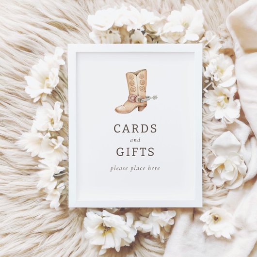 Moderne Rodeo Karten für Western + Geschenke Unter Poster