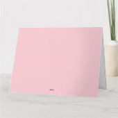 Moderne Roller-Skate Derby Skater Karte (Rückseite)