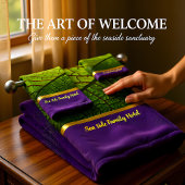 Moderne Romantik mit Blattgold Badhandtuch Set