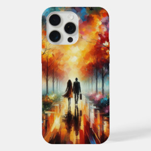 Moderne Romantik mit lebendigen Farben iPhone 15 Pro Max Hülle