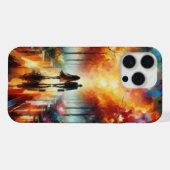 Moderne Romantik mit lebhaften Farben iPhone Hülle (Rückseite (Horizontal))