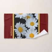 Moderne Romantik mit zarter Textur in rot Badhandtuch Set (Handtuch)