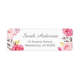 Moderne romantische botanische Chic Pink-Blume