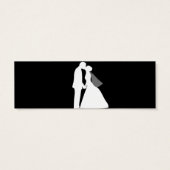 moderne romantische Couple Wedding Drinks Tickets (Rückseite)
